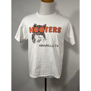 Vintage Hooters Amarillo Texas T-Shirt Delta Tag 90s 00s Owl Logo Rare